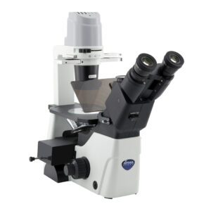 Microscopio invertito a fluorescenza LED per osservazioni in campo chiaro, contrasto di fase e fluorescenza LED