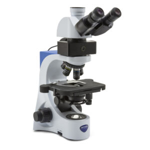 Microscopio biologico trinoculare in campo chiaro e fluorescenza LED